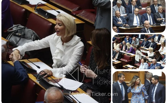 Hellenic Parliament: Πηγαδάκια, χειραψίες, αστεία!! Όλες οι παρουσίες σήμερα στη Βουλή [pics]