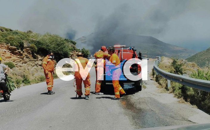 Wildfire in Karystos: Ξεκίνησε η εκκένωση του χωριού Ποτάμι στην Κάρυστο