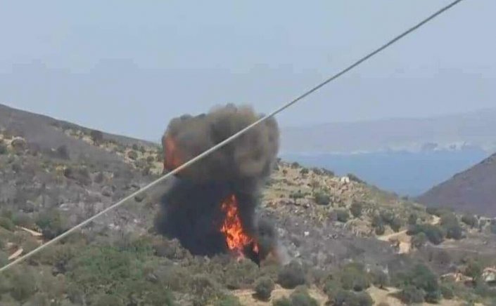 Wildfire in Karystos: Επεσε καναντέρ στο Πλατανιστό  Καρύστου – Αγωνία για τους δύο χειριστές [Video ντοκουμέντο]