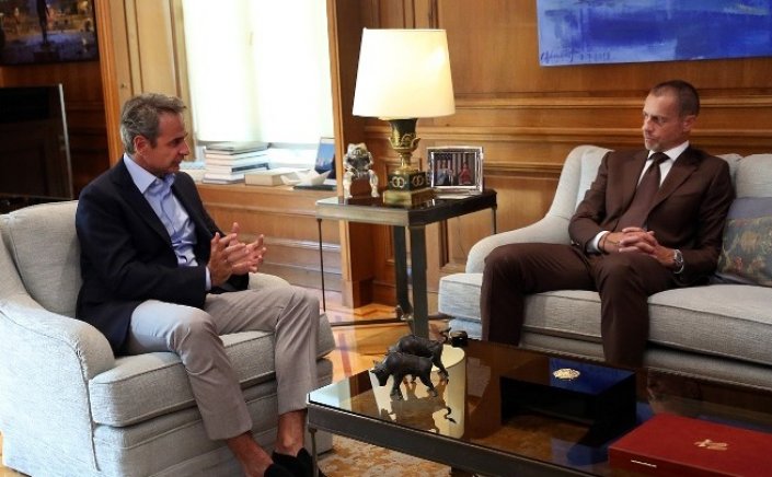 PM Mitsotakis: Συνάντηση Μητσοτάκη με τον πρόεδρο της UEFA την Τετάρτη στο Μαξίμου