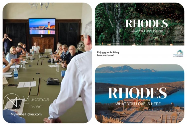 Aegean Islands – G. Hatzimarkos: Εκπληκτικά γρήγορη η τουριστική ανάκαμψη της Ρόδου - «Rhodes, What you love is here»