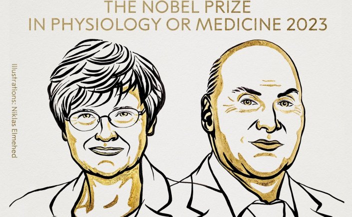 Nobel Prize in Medicine 2023: Νόμπελ Ιατρικής στους Katalin Karikó and Drew Weissman, δύο επιστήμονες που ανέπτυξαν την τεχνολογία mRNA και τα εμβόλια covid!!