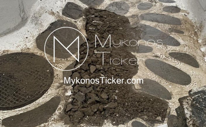Mykonos - ΔΕΥΑΜ: Αποκαταστάθηκε η βλάβη στο δίκτυο ύδρευσης στην  περιοχή της Λίμνης Μυκόνου