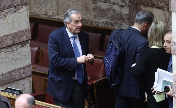 Ex - PM Samaras: Μια προαναγγελθείσα διαφωνία στη Βουλή