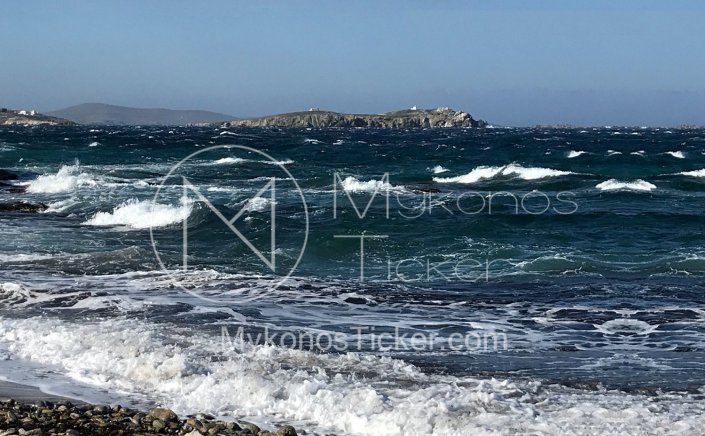 Marine Forecast: Αναγγελία Θυελλωδών Ανέμων βαθμιαία κατά τόπους έως 8 bf - Διαρκής Ετοιμότητα από το Λιμεναρχείο Μυκόνου!!