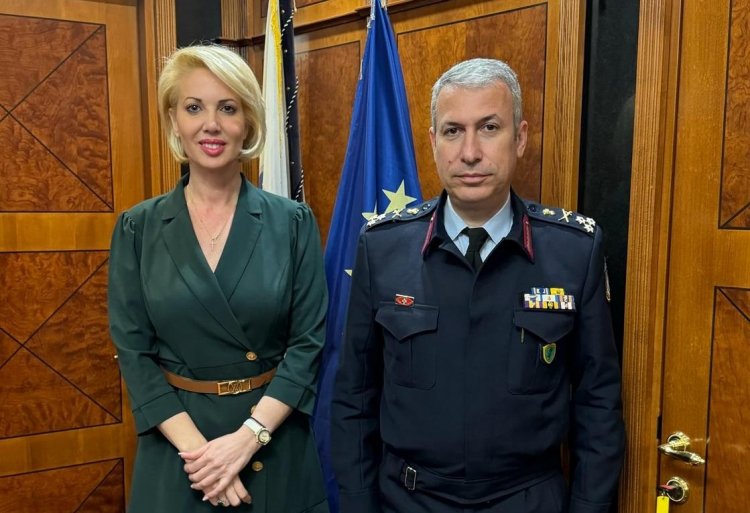 MP Katerina Monogiou: Συνάντηση με το νέο Αρχηγό της ΕΛ.ΑΣ για την ενίσχυση  των Υποδ/νσεων Αστυνομίας Μυκόνου και Σαντορίνης  και των αστυνομικών τμημάτων στις Κυκλάδες