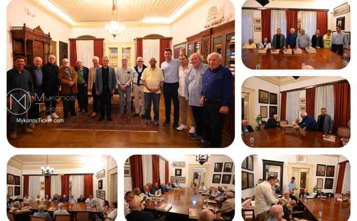 Mykonos: Τους “Επτά Σοφούς” καρδιοχειρουργούς του πλανήτη υποδέχθηκε ο Χρήστος Βερώνης [Εικόνες & Video]