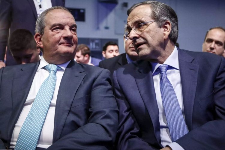 Past PM Karamanlis-Samaras: Το δίλημμα Καραμανλή - Σαμαρά και ο στόχος των τηλεφωνημάτων Μητσοτάκη