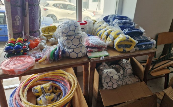 Municipality of Tinos: Νέος αθλητικός εξοπλισμός για τα σχολεία της Τήνου