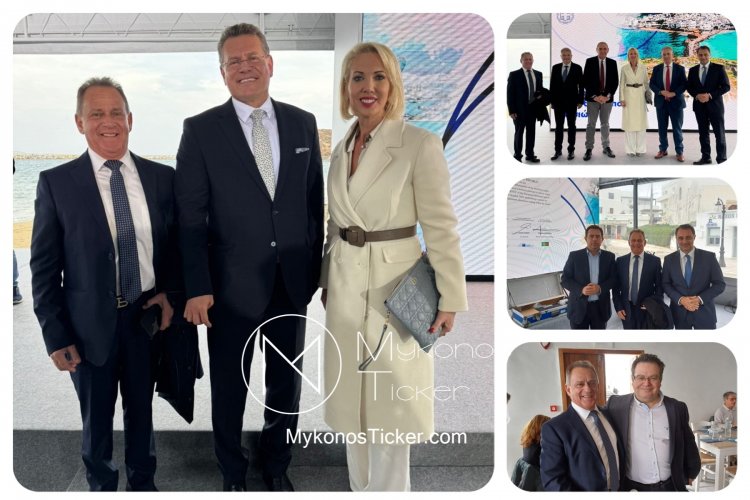 Island Decarbonisation Fund: O Xρήστος Bερώνης στην τελετή υπογραφής της σύμβασης για τη σύσταση του Ταμείου Απανθρακοποίησης Νήσων