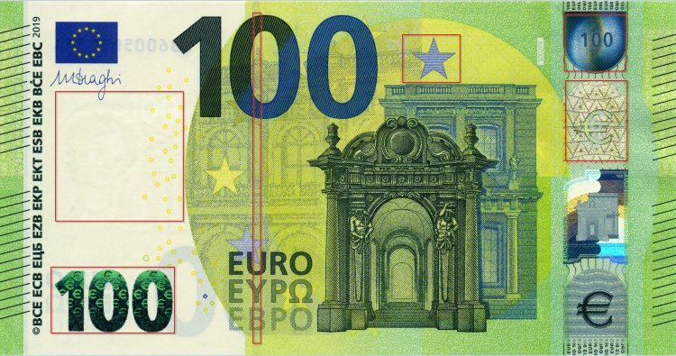 Security features of the €100 banknote: Προσοχή με τα χαρτονομίσματα των 100 ευρώ - Τι σημαίνει αν υπάρχει αυτό το σύμβολο
