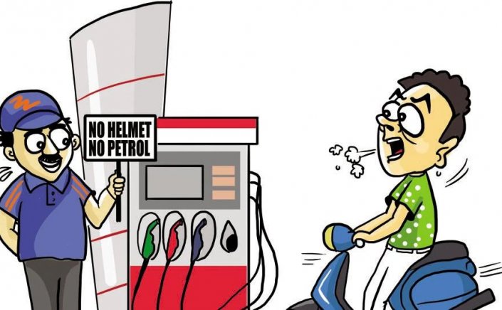 No Helmet, no petrol: Τέλος η χορήγηση καυσίμων σε όποιον μοτοσικλετιστή δεν φοράει κράνος