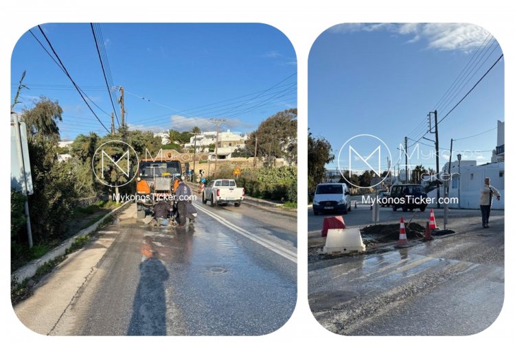 ΔΕΥΑ Μυκόνου: Απόφραξη κεντρικού αγωγού λυμάτων και καθαρισμός φρεατίων αποχέτευσης στην περιοχή Βρύση, στο νέο Περιφερειακό