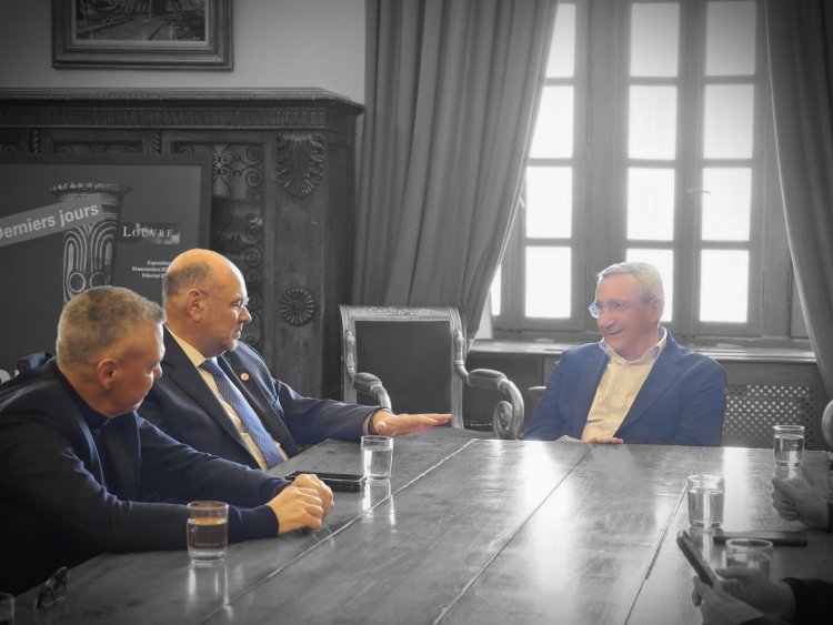 Aegean islands: Συνάντηση του Περιφερειάρχη Γιώργου Χατζημάρκου με τον Πρόεδρο του ΕΚΑΒ και τον νέο Διευθυντή Παραρτήματος Αιγαίου