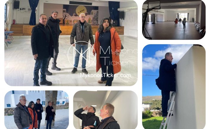 Xpήστos Bεpώvηs: Ασφαλή τα σχολεία στην Μύκονο, από τον αντισεισμικό έλεγχο της Δ/νσης Τεχνικών Υπηρεσιών