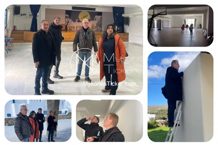 Xpήστos Bεpώvηs: Ασφαλή τα σχολεία στην Μύκονο, από τον αντισεισμικό έλεγχο της Δ/νσης Τεχνικών Υπηρεσιών