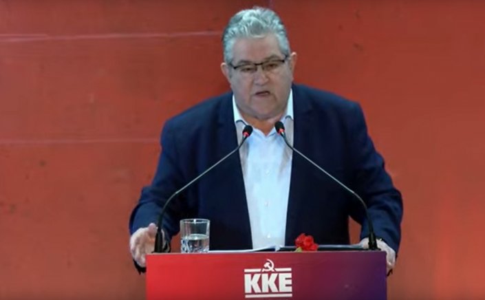 KKE Leader Koutsoubas: Η διέξοδος για το λαό βρίσκεται στον δικό του ανυποχώρητο αγώνα, σε συμπόρευση με το ΚΚΕ, για να σαρώσει εξ' ολοκλήρου το σημερινό σάπιο σύστημα [video]