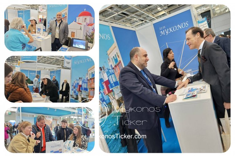 Xpήστos Bεpώvηs: Η Μύκονος πρωταγωνίστρια στην έκθεση “Salon Mondial du Tourisme” -  Στόχος η διαρκής ενίσχυση του τουριστικού brand name της