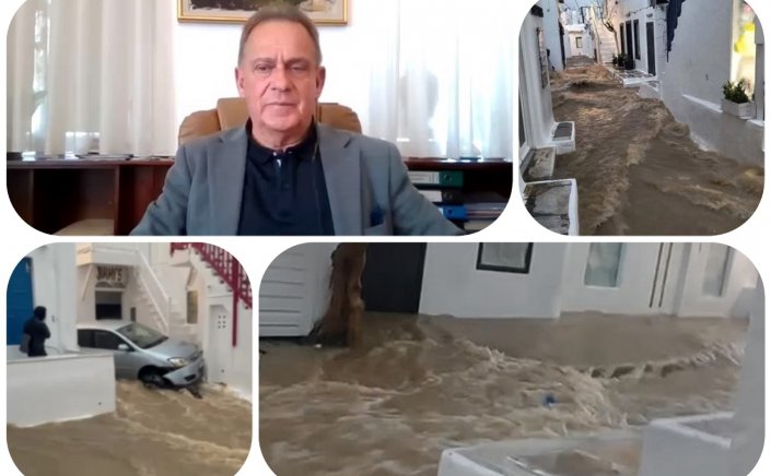 Xpήστos Bεpώvηs: Η Μύκονος πρέπει να κηρυχθεί σε κατάσταση έκτακτης ανάγκης για να μπορέσουμε ταχύτατα να  αποκαταστήσουμε τις ζημιές