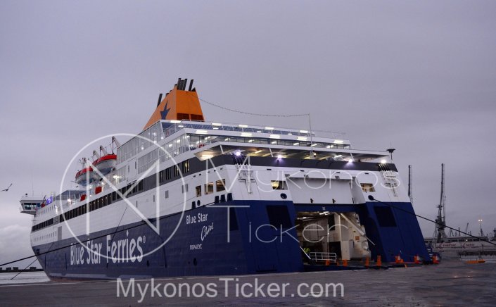 Seamen’s Union Strike - Ferry Services: Ακύρωση Δρομολογίων της Blue Star Ferries, Πειραιά, Σύρο, Τήνο, Μύκονο, λόγω απεργίας της Π.Ν.Ο. την Τετάρτη 09/04 - Η ανακοίνωση της Blue Star Ferries