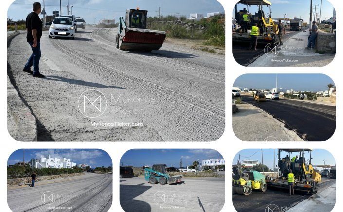 Εργασίες ανακατασκευής του ασφαλτοτάπητα στον Πεpιφεpειακό με την ολοκλήρωση του έργου “Προωθητικός Αγωγός ΔEYAM”