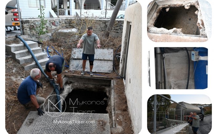 ΔΕΥΑ Μυκόνου: Παρεμβάσεις και συνεχής επιτήρηση για τη σωστή λειτουργία του αποχετευτικού δικτύου - Καθαρισμός αντλιοστασίου λυμάτων στον Αγιο Στέφανο [Εικόνες & Video]
