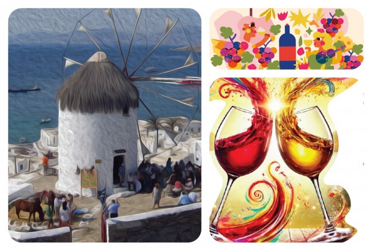 Fête des Vendanges: Ανοιχτή πρόσκληση στην Γιορτή σταφυλιού και τρύγου στον Μύλο του Μπόνη από τους Φίλους του Λαογραφικού Μουσείου Μυκόνου