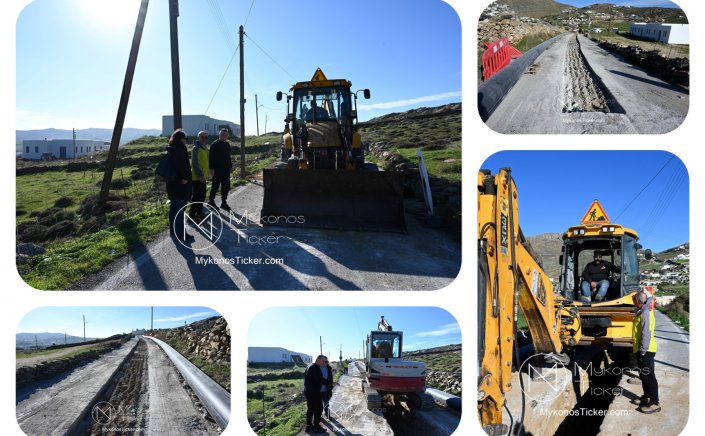 ΔΕΥΑ Μυκόνου: Ξεκίνησε το έργο στο Μαράθι – «Ασπίδα» για την υδροδότηση του διϋλιστηρίου της Αγίας Σοφίας ο νέος αγωγός [Εικόνες & Video]
