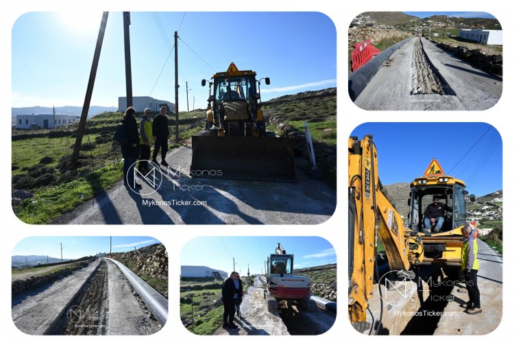ΔΕΥΑ Μυκόνου: Ξεκίνησε το έργο στο Μαράθι – «Ασπίδα» για την υδροδότηση του διϋλιστηρίου της Αγίας Σοφίας ο νέος αγωγός [Εικόνες & Video]