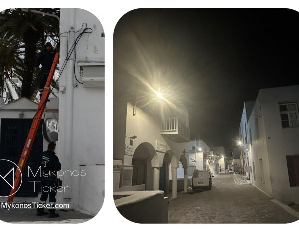 Από τη βιτρίνα στην πράξη: Ο Γ. Κουσαθανάς - Μάγκας θέτει σε λειτουργία τον Ηλεκτροφωτισμό και μετατρέπει την αδράνεια σε έργο, επαναφέροντας τη Μύκονο στη Θεσμική Κανονικότητα