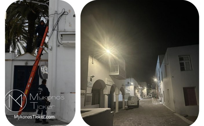 Από τη βιτρίνα στην πράξη: Ο Γ. Κουσαθανάς – Μάγκας θέτει σε λειτουργία τον Ηλεκτροφωτισμό και μετατρέπει την αδράνεια σε έργο, επαναφέροντας τη Μύκονο στη Θεσμική Κανονικότητα