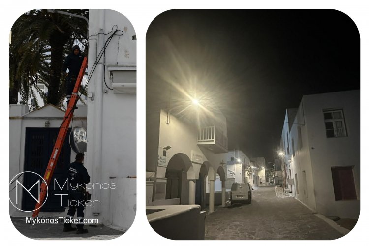 Από τη βιτρίνα στην πράξη: Ο Γ. Κουσαθανάς - Μάγκας θέτει σε λειτουργία τον Ηλεκτροφωτισμό και μετατρέπει την αδράνεια σε έργο, επαναφέροντας τη Μύκονο στη Θεσμική Κανονικότητα