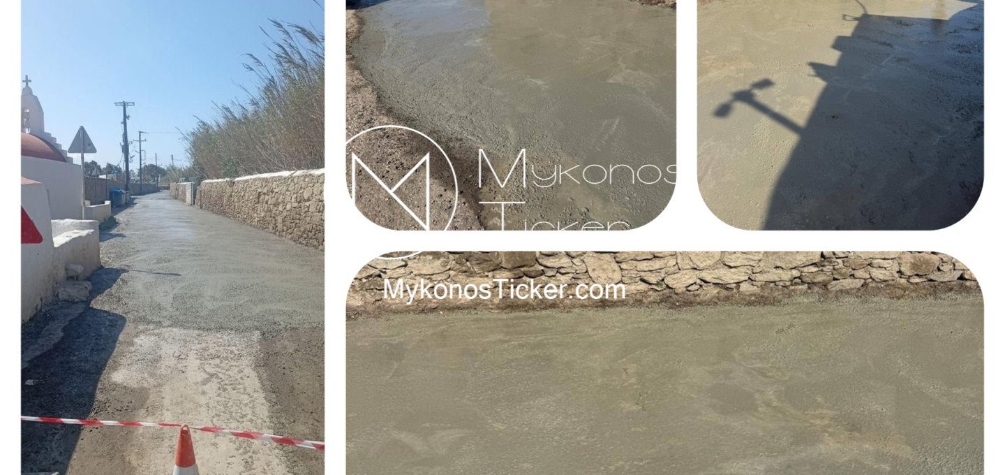 Mykonos Infrastructure Reset: Ριζική ανακατασκευή οδοστρώματος στο Μαράθι - Η τεχνική στρατηγική Βερώνη για σσφαλείς δρόμους στο Νησί