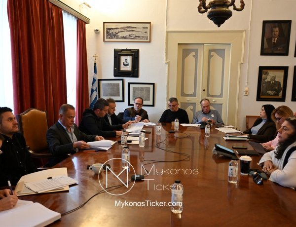 Mykonos (MC) Municipal Committee:  Στο επίκεντρο η τουριστική στρατηγική, ο πολεοδομικός σχεδιασμός και η νέα αθλητική υποδομή στον Πετεινάρο