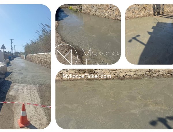 Mykonos Infrastructure Reset: Ριζική ανακατασκευή οδοστρώματος στο Μαράθι - Η τεχνική στρατηγική Βερώνη για σσφαλείς δρόμους στο Νησί