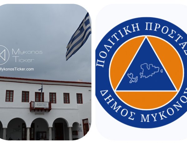 Χρήστος Βερώνης: Έκτακτη ενεργοποίηση Πολιτικής Προστασίας – Σε καθεστώς Υψηλής Ετοιμότητας η Μύκονος λόγω επικείμενης κακοκαιρίας