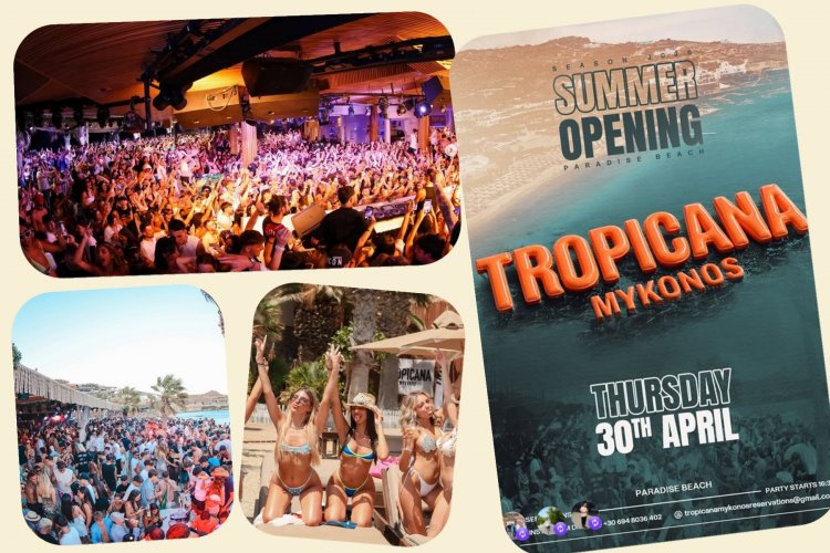 Tropicana Mykonos 2026 – BE READY: The high-octane opening ignition of a Summer-Long Masterclass in vibe engineering