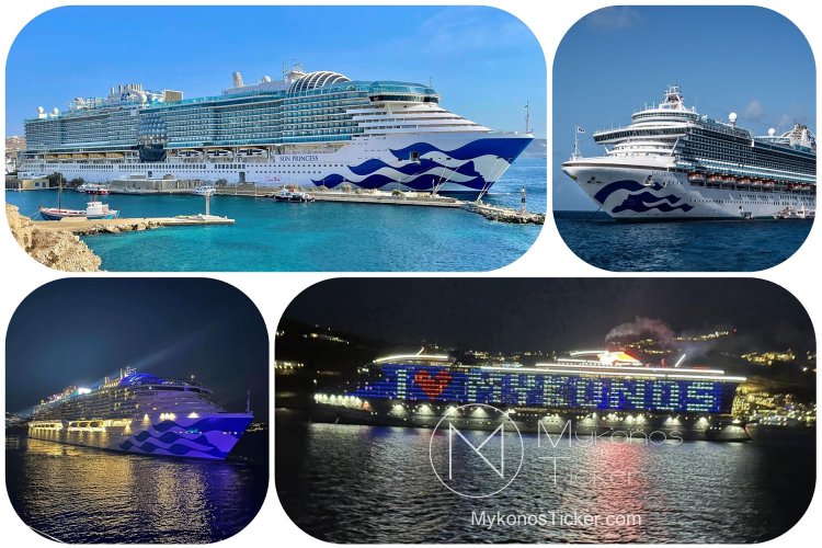 Cruise Sector: Μαμούθ Princess Cruises 2028 σε Μύκονο & Πειραιά! Το μεγαλύτερο ευρωπαϊκό πρόγραμμα στην ιστορίας της με 291 κρουαζιέρες!
