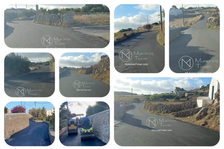 Mykonos Road Access - Χρήστος Βερώνης: Τα Έργα τρέχουν και τα Αποτελέσματα φαίνονται - Κάθε Μέτρο Ασφάλτου Αλλάζει το Νησί