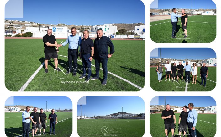 Sports Governance: Η Θεσμική Επιβράβευση του Γιάννη Βρούτση σε Χρ. Βερώνη και Στ. Δακτυλίδη. Το «όραμα» του Δημάρχου και η «επιμονή» του προέδρου μετέτρεψαν το Στάδιο Κόρφου σε πρότυπο - Οι δεσμεύσεις για τον νέο αθλητικό ιστό του νησιού