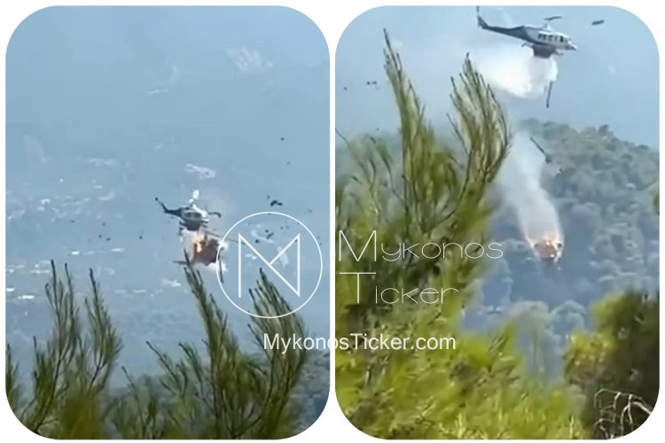Aerial Firefighting Crash: Δύο πυροσβεστικά ελικόπτερα συγκρούστηκαν και κατέπεσαν στην Ψάθα - Σώοι δύο πιλότοι, έρευνες για το άλλο πλήρωμα - Συγκλονιστικό Video από τη στιγμή της σύγκρουσης