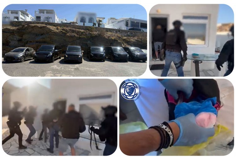 High-End Drug Ring Bust: Εξαρθρώθηκε κύκλωμα ναρκωτικών στη Μύκονο με 35χρονο αρχηγό! Ροζ κοκαΐνη, ecstasy και κέρδη πάνω από 170.000€ [Video]