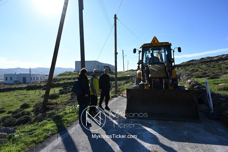 ΔΕΥΑ Μυκόνου: Ξεκίνησαν οι πρόδρομες εργασίες για τον νέο αγωγό ύδρευσης €700.000 από Μαραθιό προς Αγία Σοφία