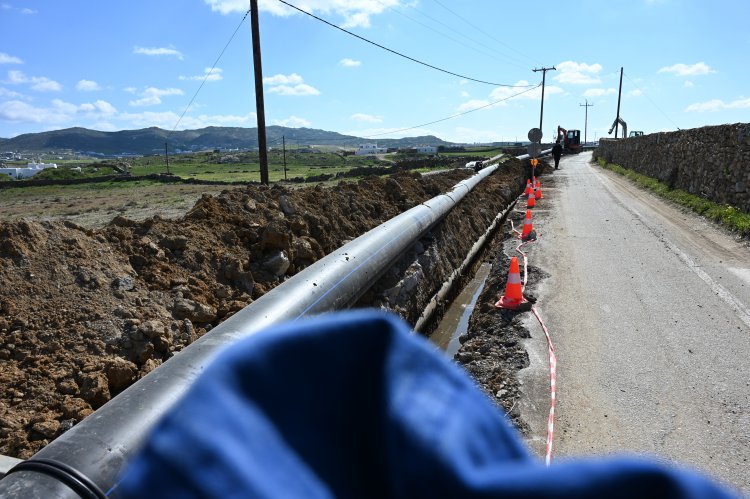  Σε Πλήρη Εξέλιξη η Αντικατάσταση του Προωθητικού Αγωγού στο Μαράθι