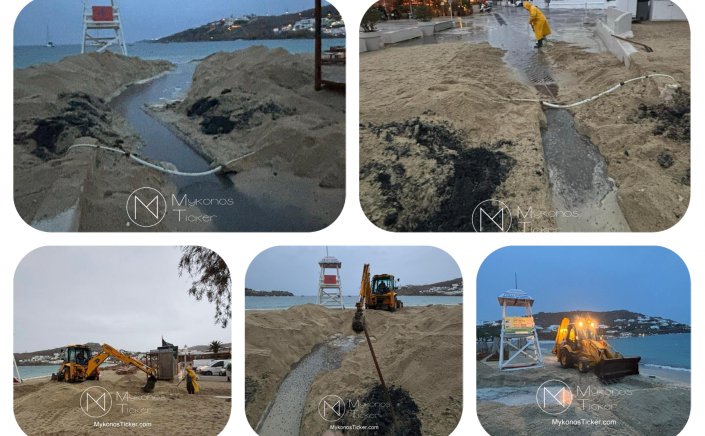Coastal Resilience Mykonos: Η 1η προληπτική παρέμβαση deep trenching στον Ορνό ανοίγει δίοδο εκτόνωσης στη θάλασσα και ενισχύει την προστασία κατοικιών και επιχειρήσεων πριν από τα έντονα καιρικά φαινόμενα
