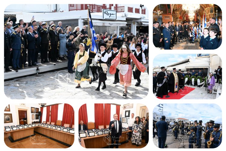 Χρήστος Βερώνης για την 28η Οκτωβρίου: «Η ελευθερία δεν είναι δεδομένη, αλλά κατακτάται με ενότητα» - Χρέος του σήμερα η διαφύλαξη της ιστορικής ταυτότητας, η κοινωνική συνοχή και η προστασία της Μυκόνου